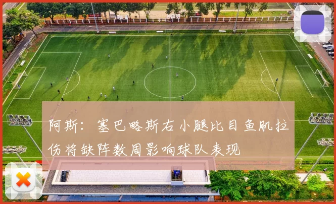 阿斯：塞巴略斯右小腿比目鱼肌拉伤将缺阵数周影响球队表现